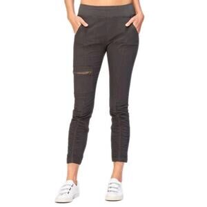 XCVI Wearables Charcoal Malanda Corduroy Pull-On Pant Cargo Pocket Women's XS